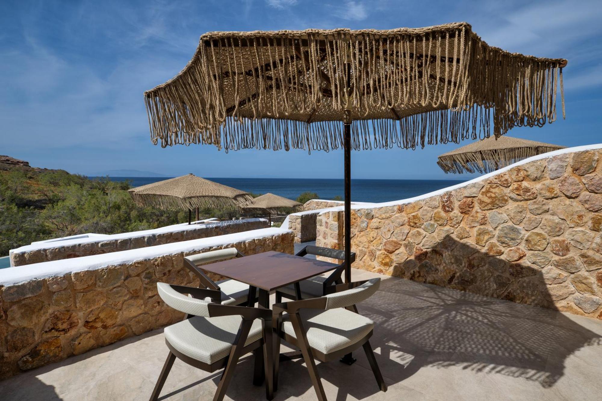 Aelia Thalassa Monolithos  Bagian luar foto